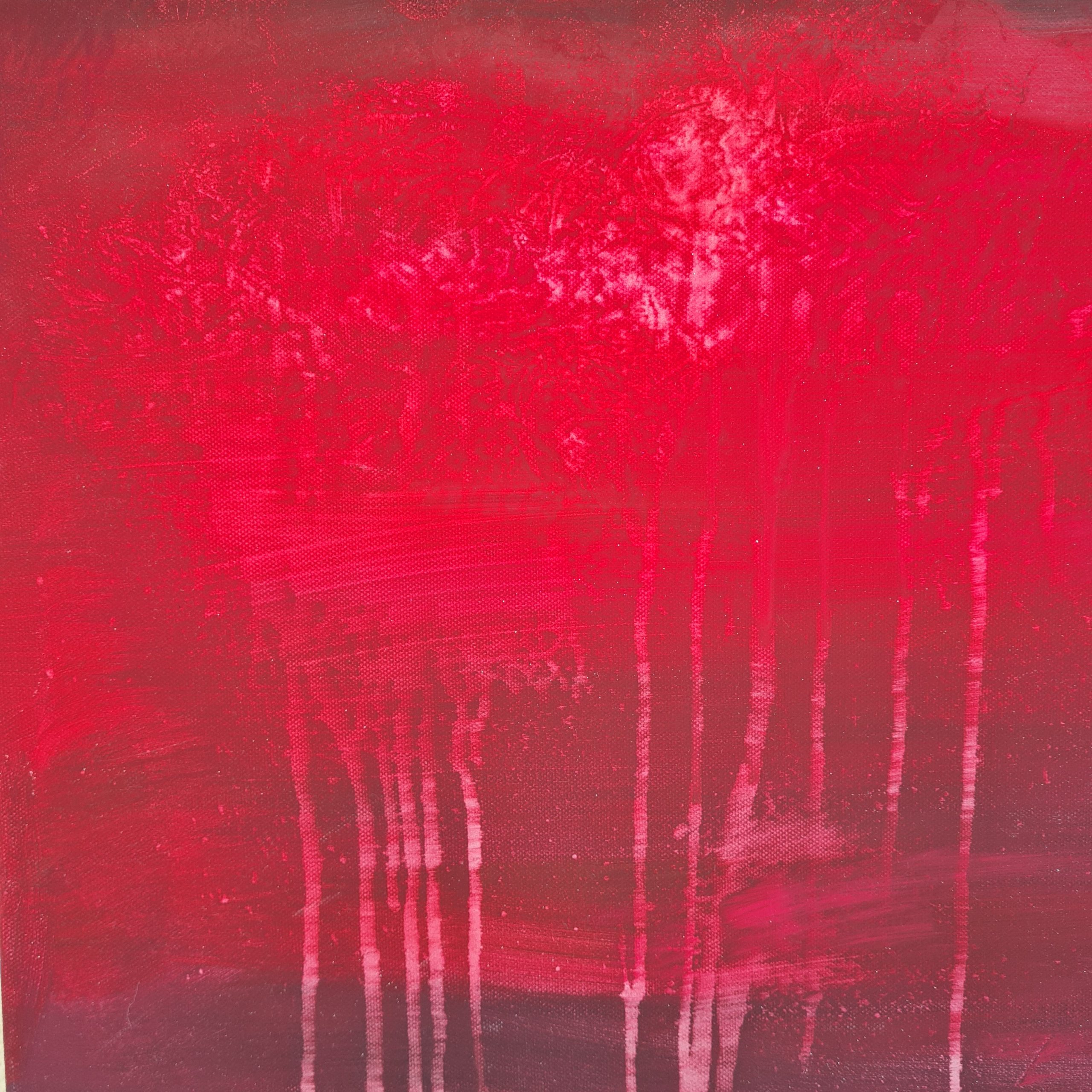 Abstrakte Kunst in Rot; Abstract art in red 4