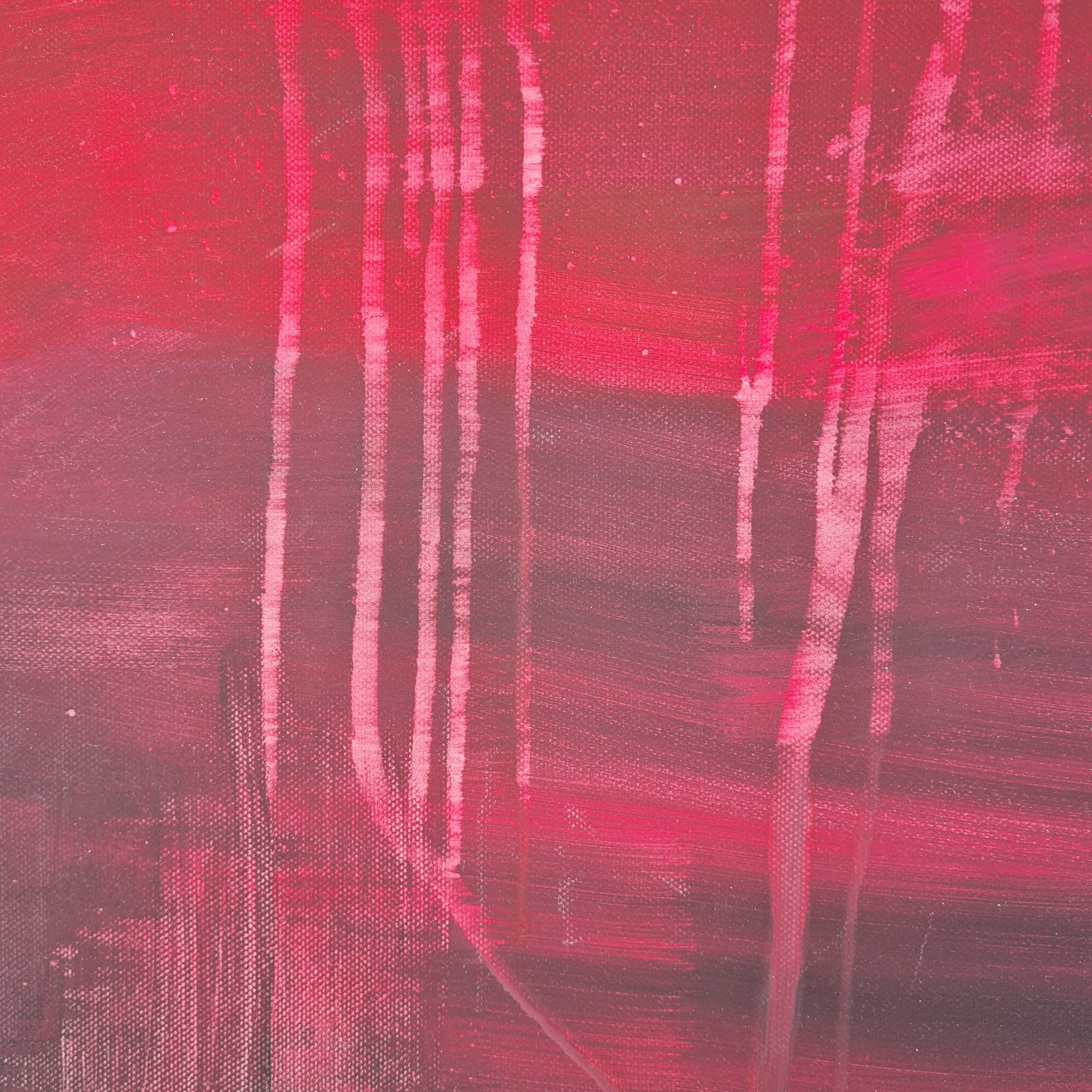 Abstrakte Kunst in Rot; Abstract art in red