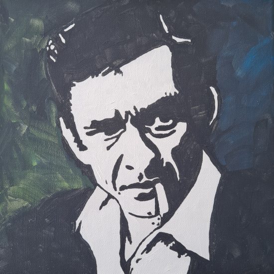 Pop art; Striking Art; Johnny Cash