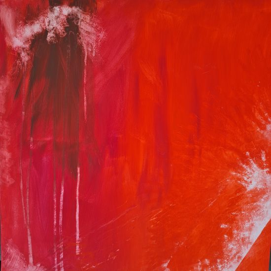 Abstrakte Kunst in blutrot; abstract art in bloodred 7