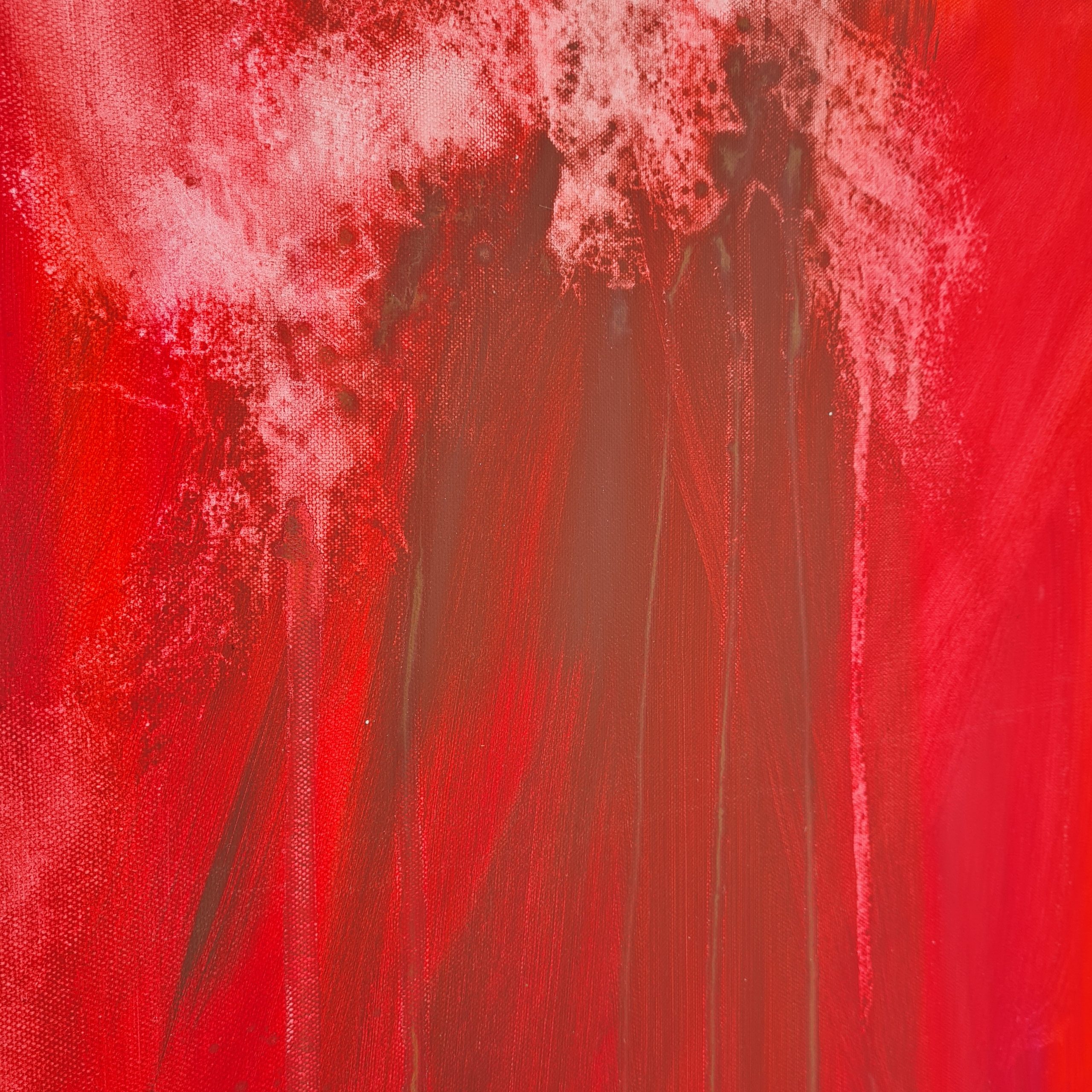 Abstrakte Kunst in blutrot; abstract art in bloodred 5